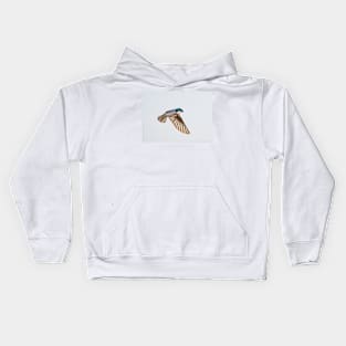 Tree Swallow Flight Kids Hoodie